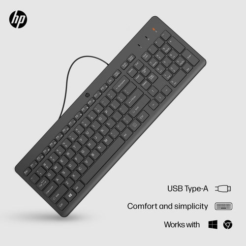 HP 150 Wired Keyboard HP 150 Wired Keyboard